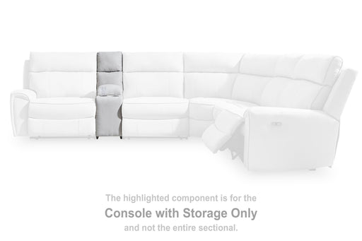 Social Pointe Pearl/Ash Console with Storage - PC9880257