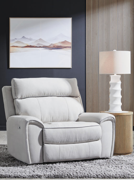 Social Pointe Pearl/Ash Power Recliner - PC9880282