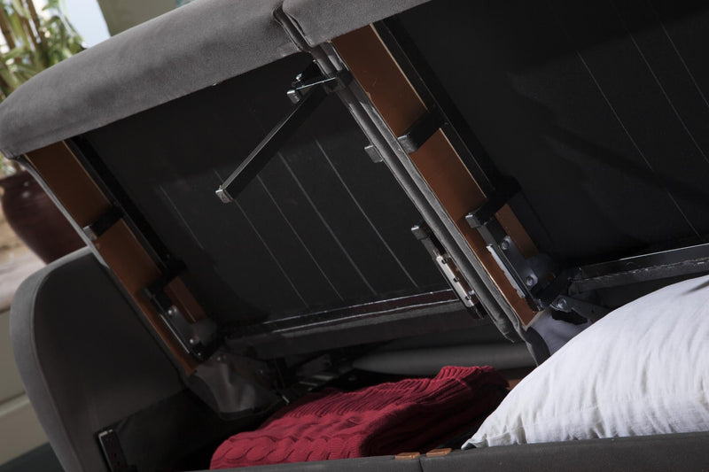 Sofa In A Box - Flexy (Zigana Charcoal) - DMV FurnitureSleeper Sofa