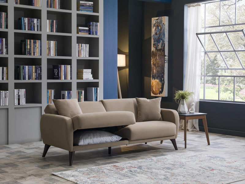 Sofa In A Box - Flexy (Zigana Taupe) - DMV FurnitureSleeper Sofa