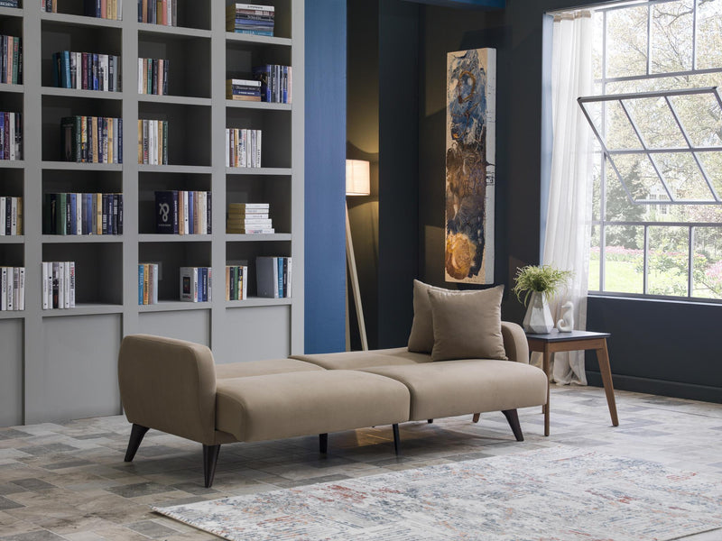 Sofa In A Box - Flexy (Zigana Taupe) - DMV FurnitureSleeper Sofa