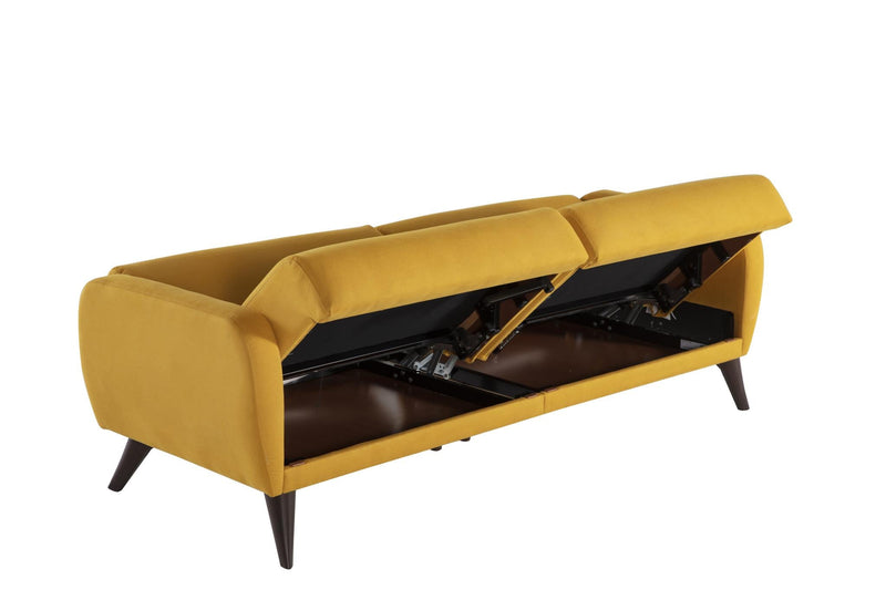 Sofa In A Box - Flexy (Zigana Yellow) - DMV FurnitureSleeper Sofa