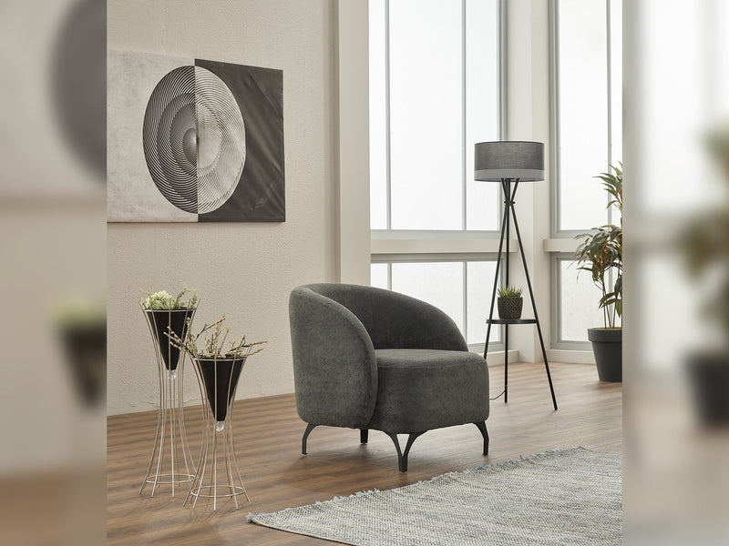 Sofy  3-pieces (Sofa & Loveseat & Chair) Livingroom in Cream - Green - 200-SIM-SOF-ERATO01-ERATO11-321