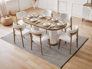 Sofya Dining Chair (6 PCS) in Cream - 200-ALT-SOF-DC-6
