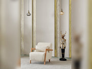 Soho 3-pieces (Sofa & Loveseat & Chair) Livingroom Set Cream in Cream - 101-SOH-IST03-321