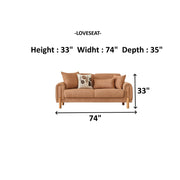 Soho 4-pieces (2 Sofa & 2 Chair) Livingroom Set Somon in Somon - 101-SOH-IST17-3311