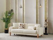 Soho Convertible Sofa Cream in Cream - 101-SOH-IST03-3