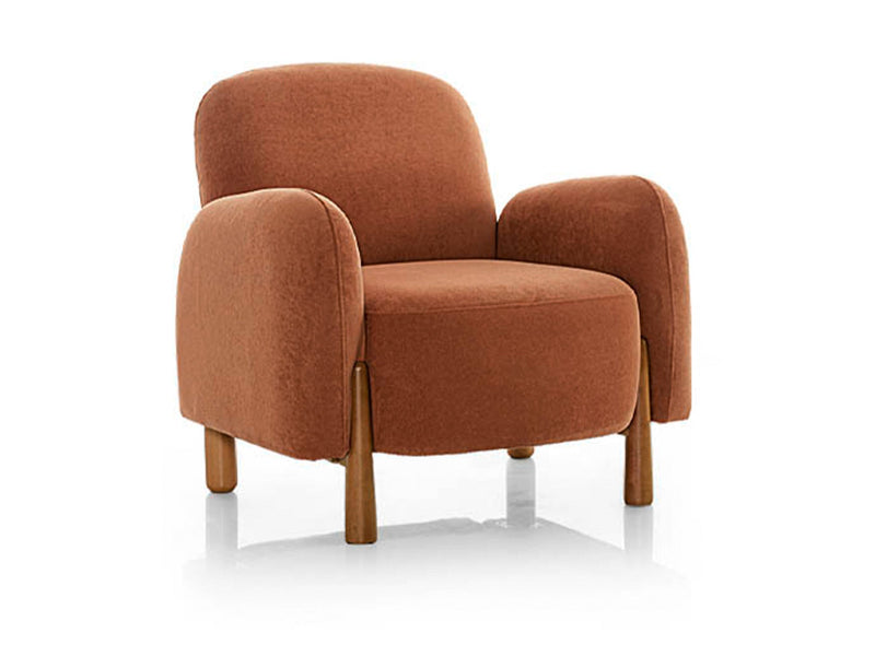 Soho Eli Chair in Brick - 200-ELI-SOH-P9-07-B