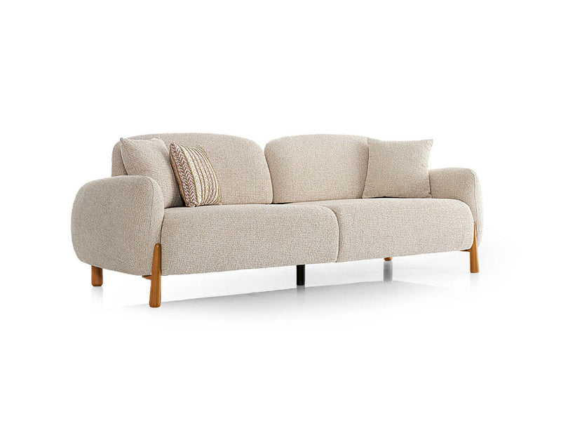 Soho Eli Stationary Sofa in Cream - 200-ELI-SOH-P8-02-3