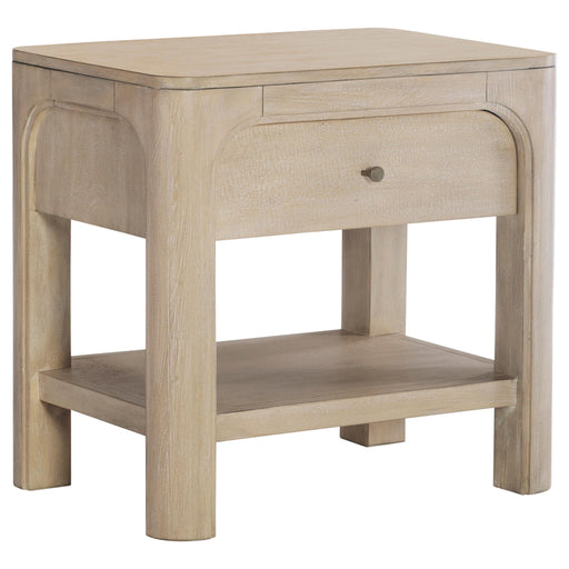 Solano 1-drawer Nightstand Bedside Table Weathered Mango - 222522