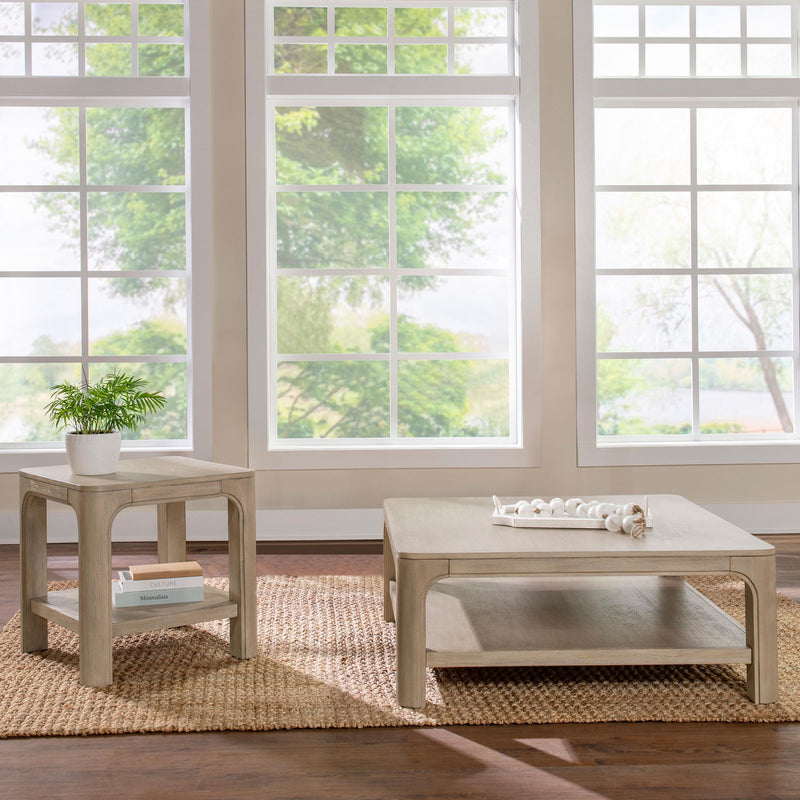 Solano 2-piece Square Coffee Table Set Weathered Mango - 723488-S2