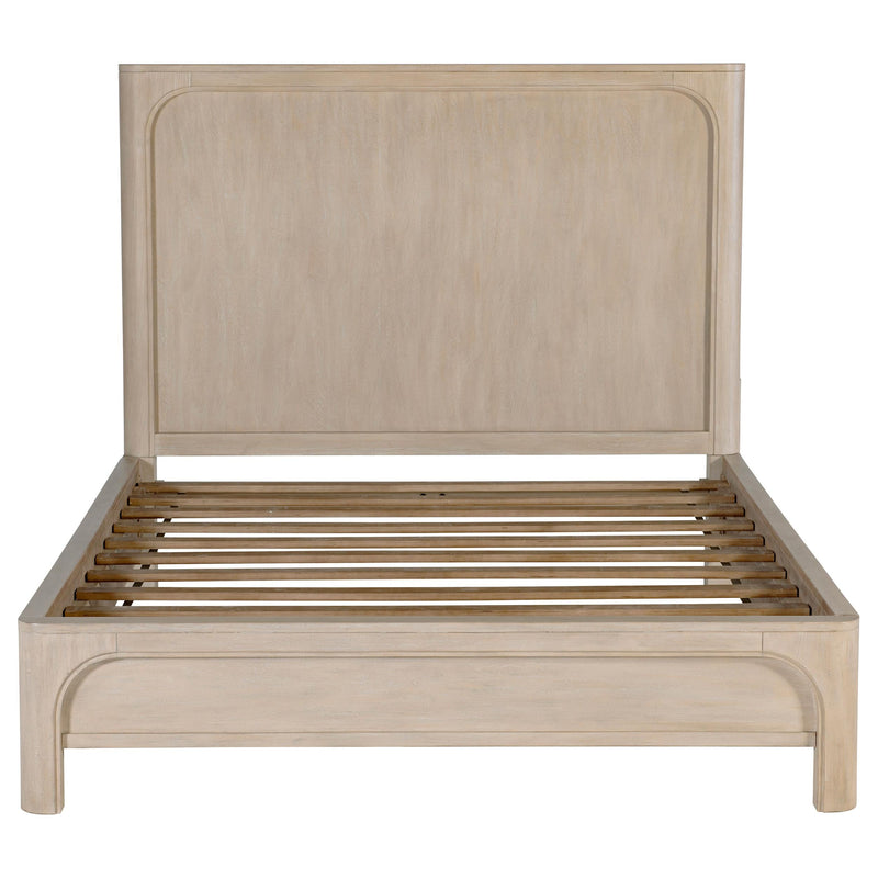 Solano 81-inch California King Panel Bed Weathered Mango - 222521KW