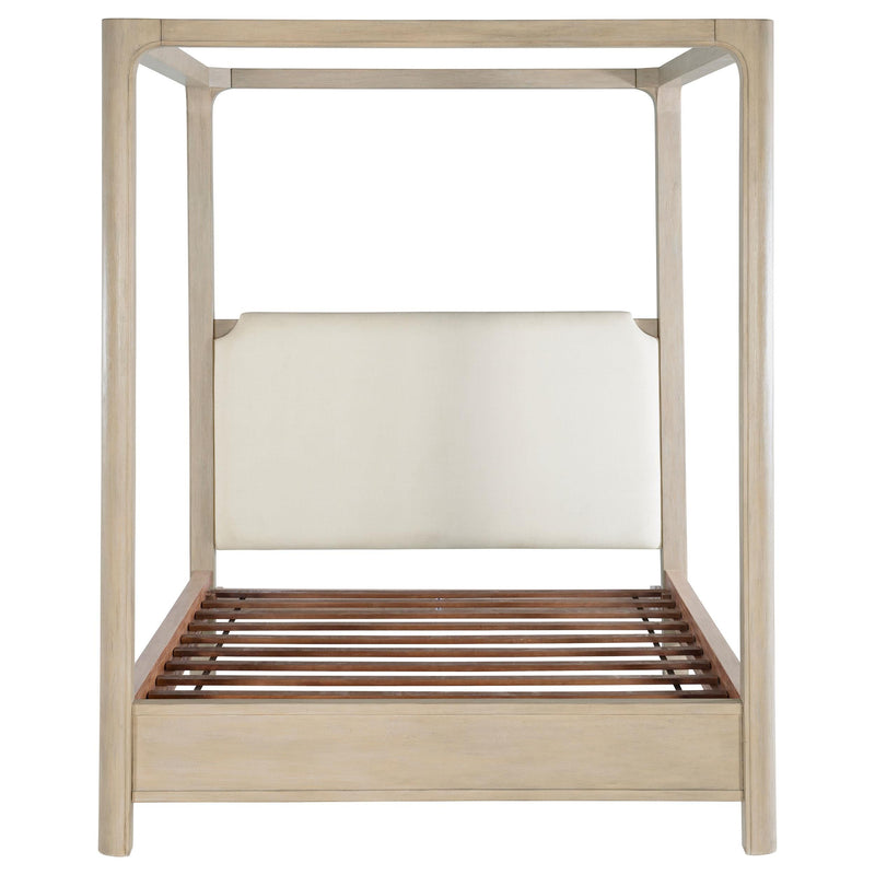 Solano 83-inch California King Canopy Bed Weathered Mango - 222520KW