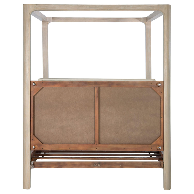 Solano 83-inch California King Canopy Bed Weathered Mango - 222520KW