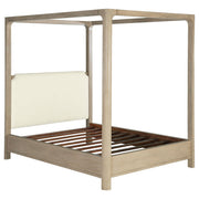 Solano 85-inch Eastern King Canopy Bed Weathered Mango - 222520KE