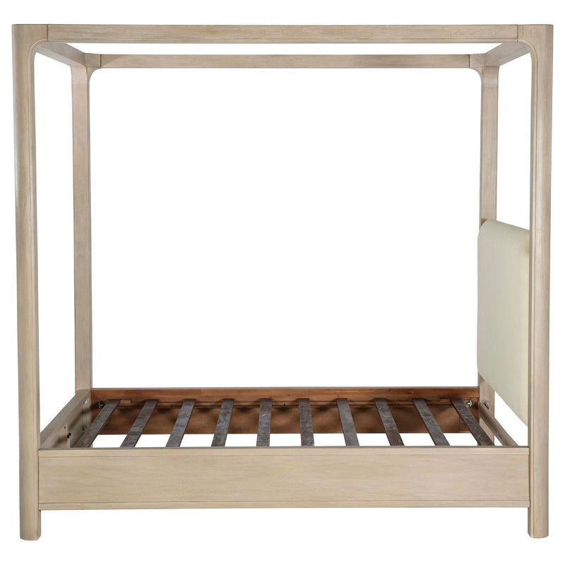Solano 85-inch Eastern King Canopy Bed Weathered Mango - 222520KE