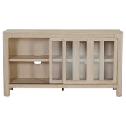 Solano Sliding Door Dining Sideboard Server Weathered Mango - 115505