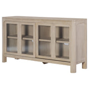 Solano Sliding Door Dining Sideboard Server Weathered Mango - 115505