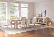 Solano Upholstered Dining Side Chair Beige (Set of 2) - 115502
