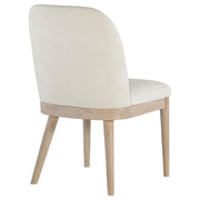 Solano Upholstered Dining Side Chair Beige (Set of 2) - 115502