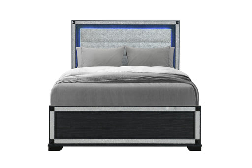 Soleil Charcoal Queen Bed - SOLEIL-CHARCOAL-QB