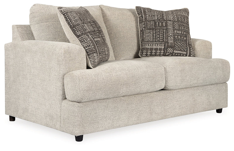 Soletren Sofa, Loveseat and Chair in Stone - PKG001867