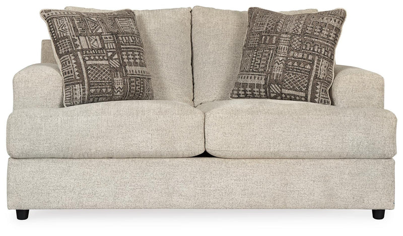 Soletren Stone Loveseat, Oversized Chair and Ottoman - 95104U14