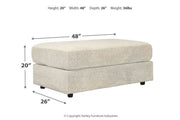 Soletren Stone Oversized Ottoman - DMV FurnitureOttoman