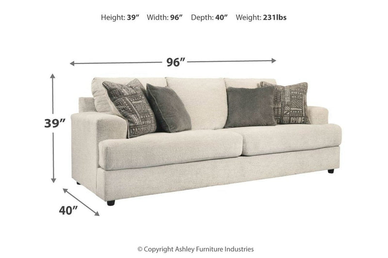 Soletren Stone Queen Sofa Sleeper - 9510439 - DMV Furniture