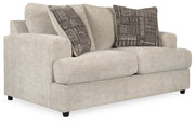 Soletren Stone Queen Sofa Sleeper and Loveseat - 95104U13