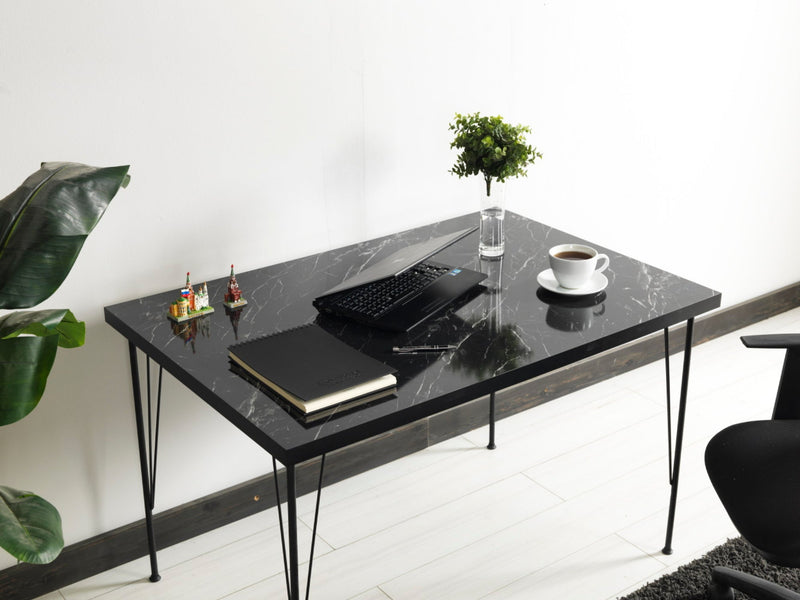 Solo Sudy Desk in Marble Black - 790-SOL-SD- M BLC