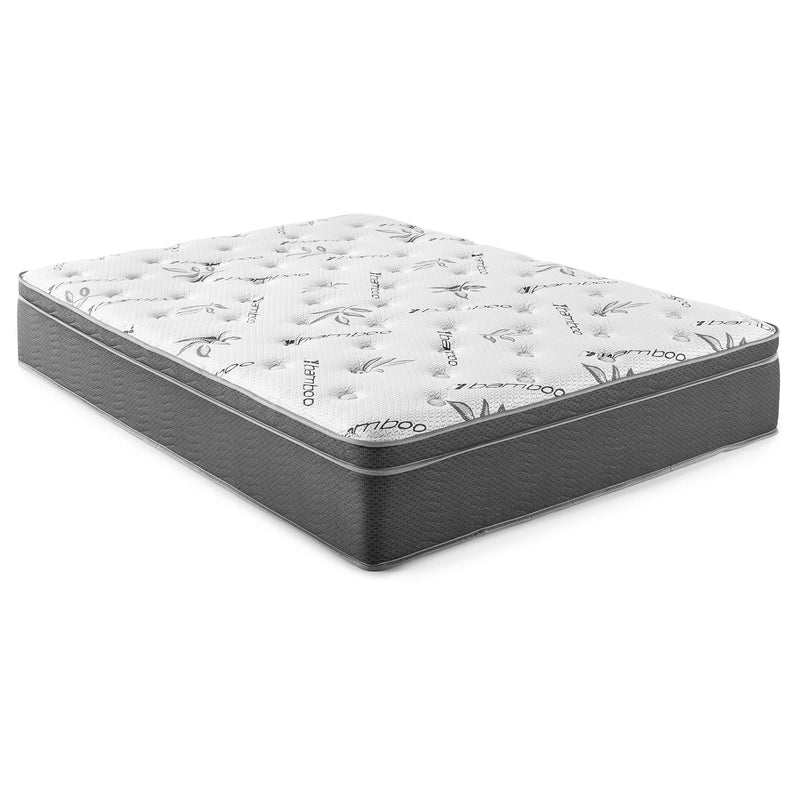 Sommet 13-inch Queen Bamboo Euro Top Memory Foam Hybrid Mattress - 350363Q
