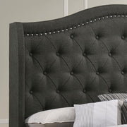 Sonoma Upholstered Eastern King Wingback Bed Grey - 310072KE