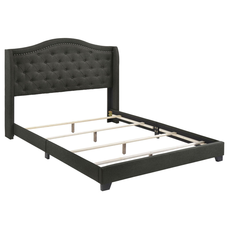 Sonoma Upholstered Queen Wingback Bed Grey - 310072Q