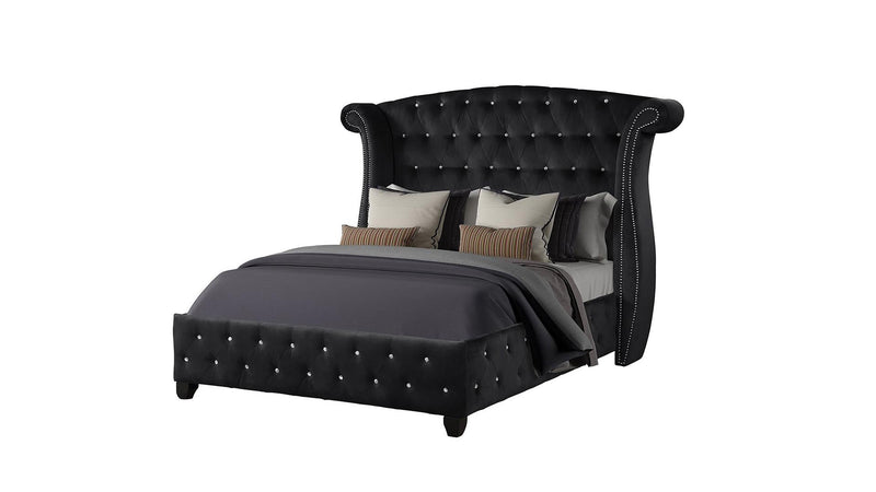 Sophia Full Bed Black - Sophia Full Bed Black