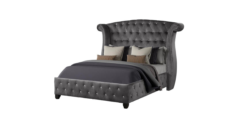Sophia Full Bed Gray - Sophia Full Bed Gray