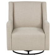 Sorrel Fabric Upholstered Swivel Glider Arm Chair Latte - 903930