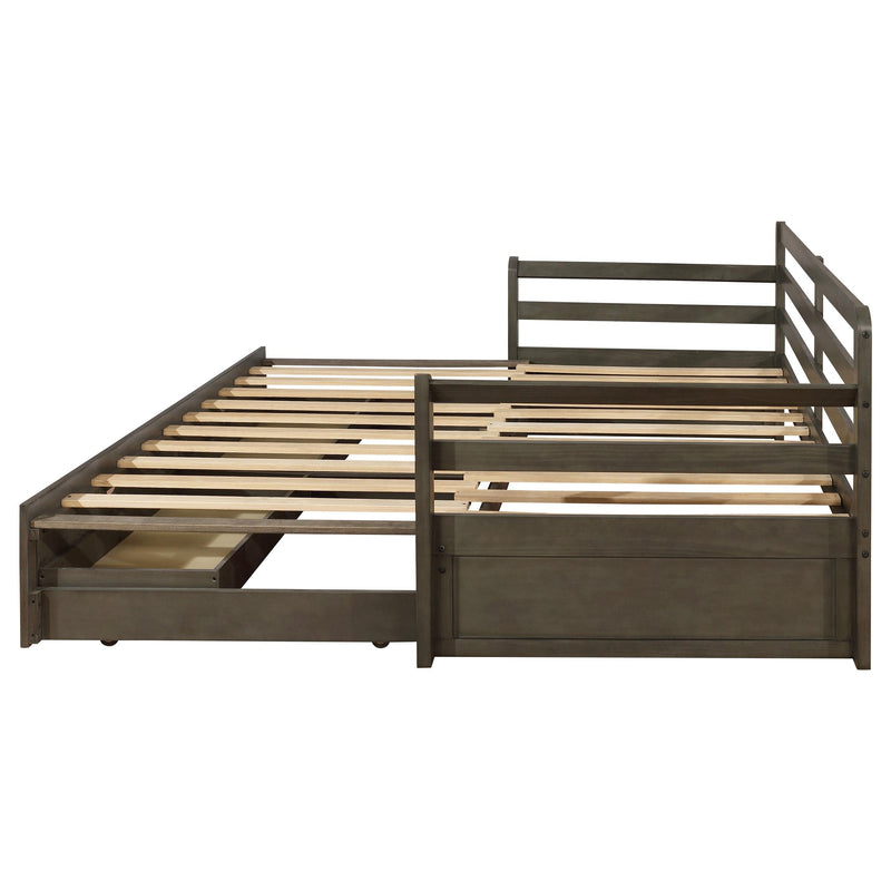 Sorrento 2-drawer Twin XL Daybed with Extension Trundle Grey - 305706