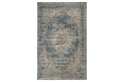 South Blue/Beige 5' x 7' Rug - DMV FurnitureRugs