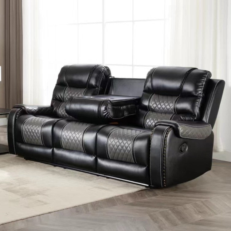 South Sarasota Black Sofa - STH-SRST-BLK-SF