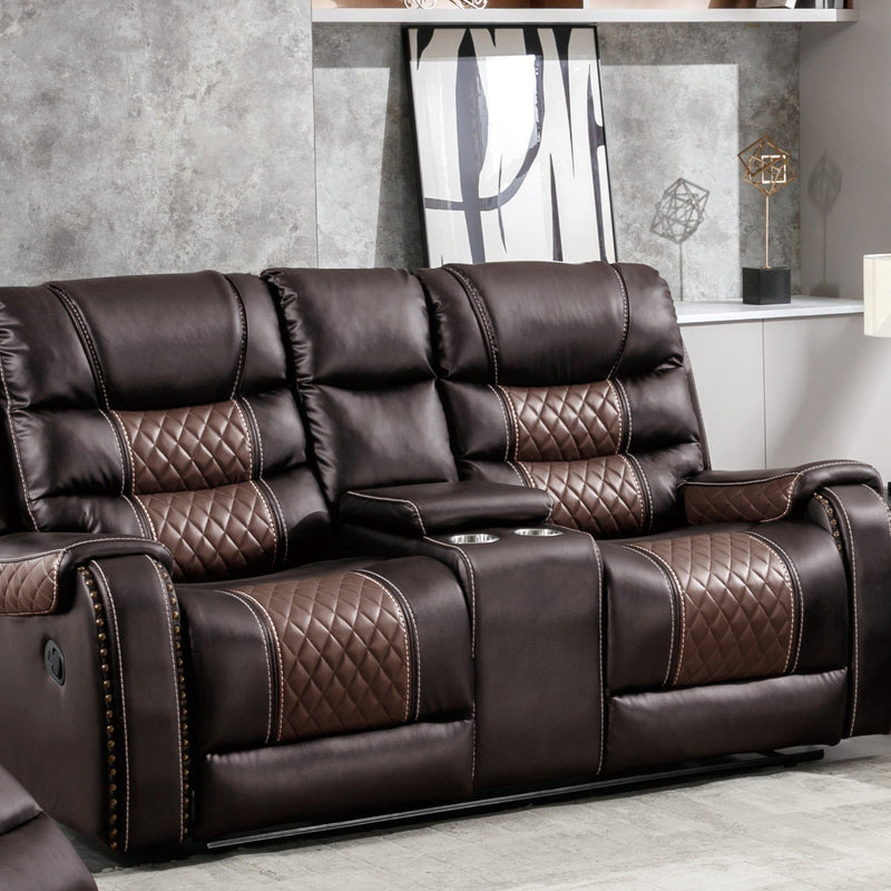 South Sarasota Brown Sofa & Loveseat & Chair - STH-SRST-BN-SLC
