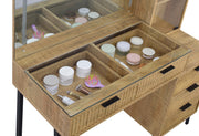 Souza 5-Drawer Makeup Vanity Table With LED Mirror Mango - 930283