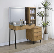 Souza 5-Drawer Makeup Vanity Table With LED Mirror Mango - 930283