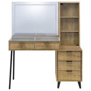 Souza 5-Drawer Makeup Vanity Table With LED Mirror Mango - 930283