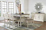 [SPECIAL] Bolanburg Antique White-Oak Counter Height Set - DMV Furniture