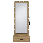 Spector 1-drawer Lighted Full-Length Floor Mirror Mango - 960965