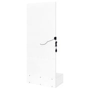 Spector 1-drawer Lighted Full-Length Floor Mirror White High Gloss - 960954