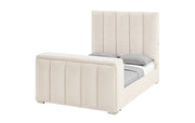 Serenity Buff Queen Bed With Speaker Tv Lift And Fireplace - SERENITY-BUFF-QB W/SPKR TV LIFT FP