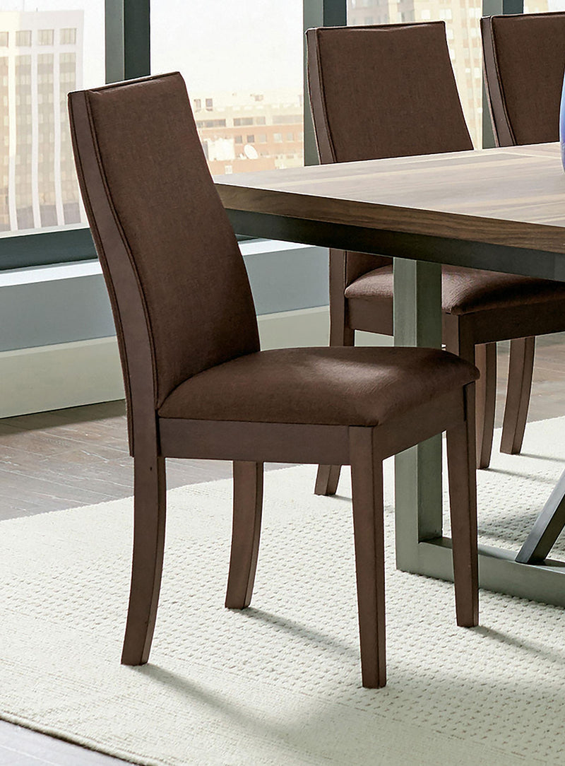 Spring Creek Upholstered Dining Chair Chocolate (Set of 2) - 106582