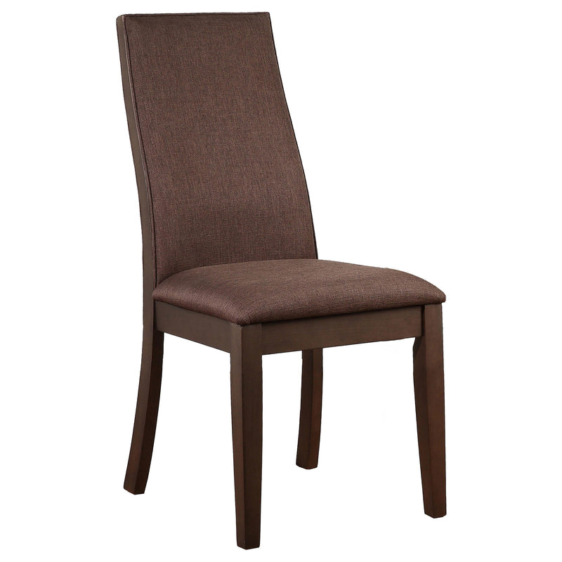 Spring Creek Upholstered Dining Chair Chocolate (Set of 2) - 106582